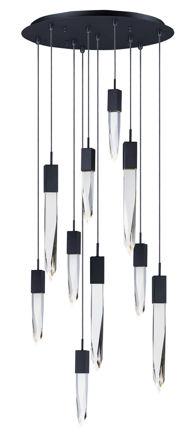 ET2 by Maxim Quartz E31247-20BK Chandelier Light - Black