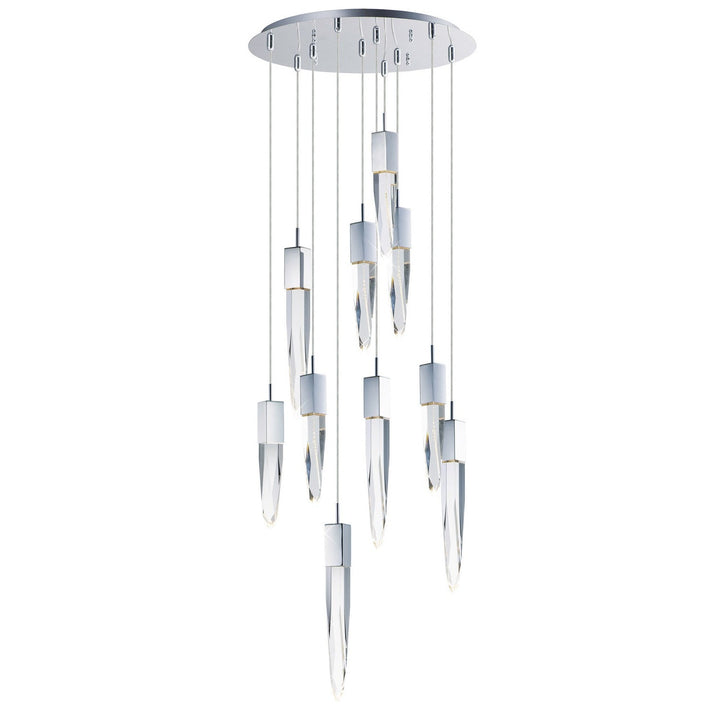 ET2 by Maxim Quartz E31247-20PC Chandelier Light - Polished Chrome