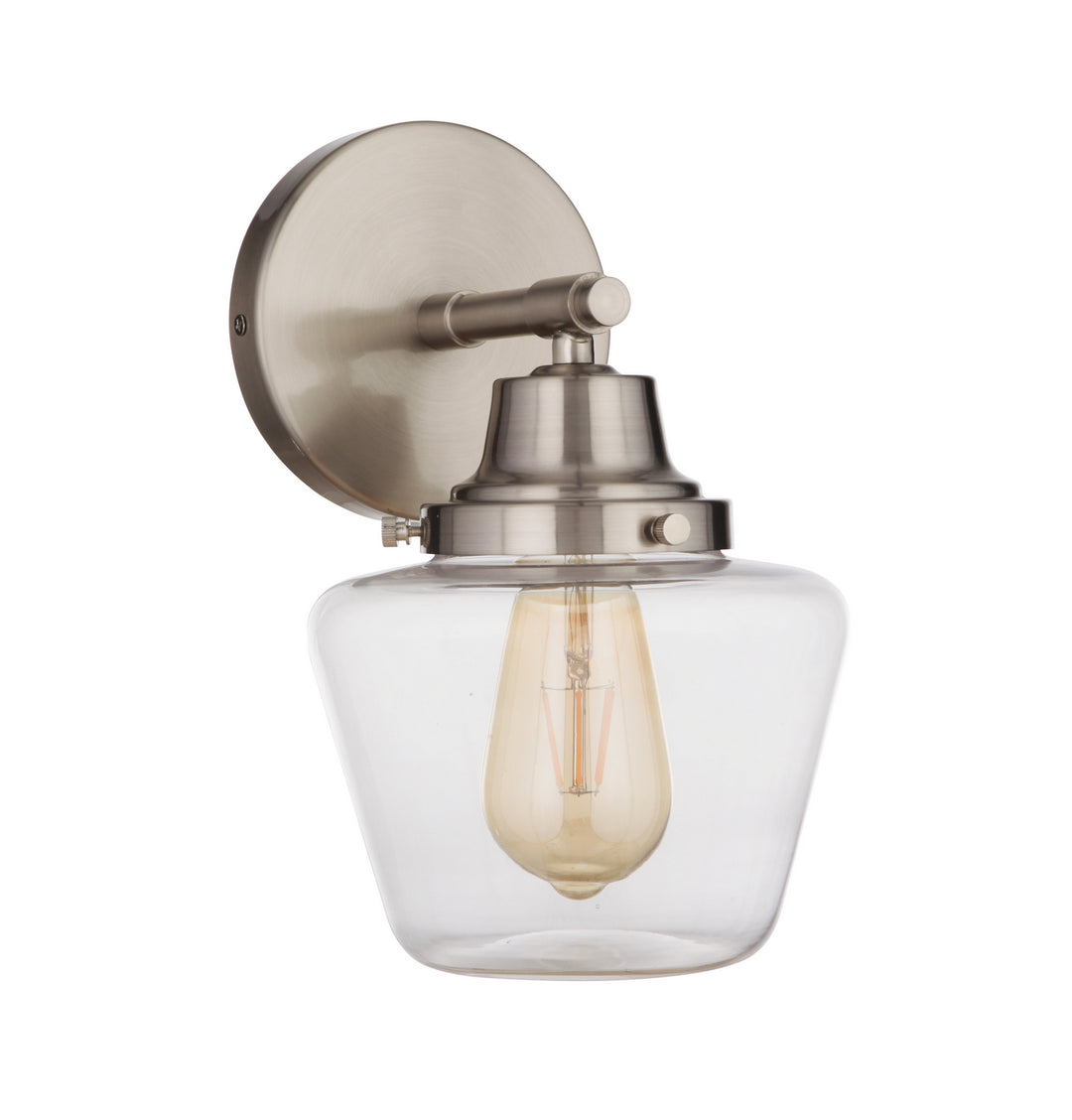 Craftmade Essex 19507BNK1 Wall Sconce Light - Brushed Polished Nickel