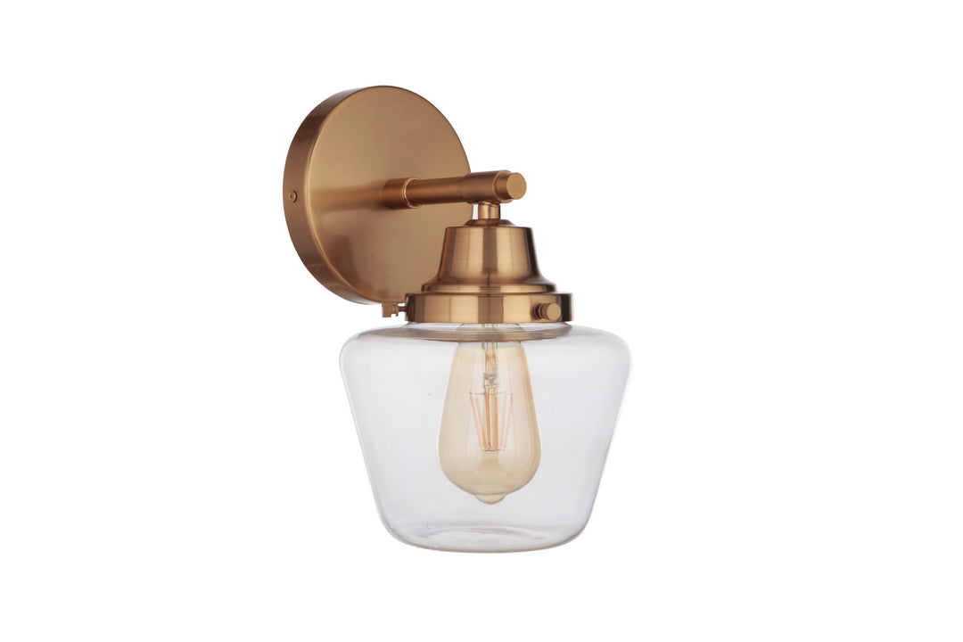 Craftmade Essex 19507SB1 Wall Sconce Light - Satin Brass