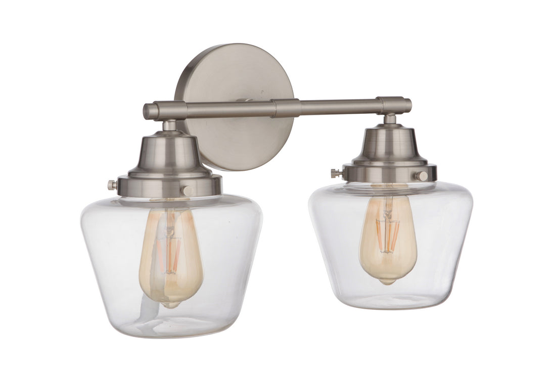 Craftmade Essex 19518BNK2 Bath Vanity Light 18 in. wide - Brushed Polished Nickel