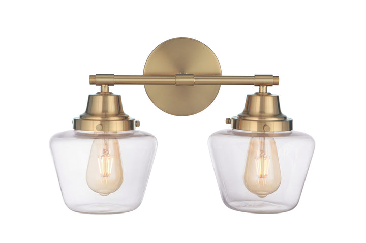 Craftmade Essex 19518SB2 Bath Vanity Light 18 in. wide - Satin Brass