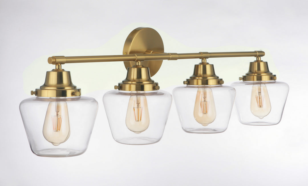 Craftmade Essex 19538SB4 Bath Vanity Light 38 in. wide - Satin Brass