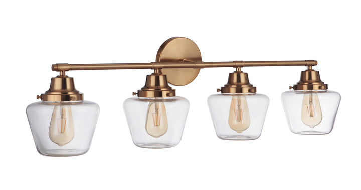 Craftmade Essex 19538SB4 Bath Vanity Light 38 in. wide - Satin Brass