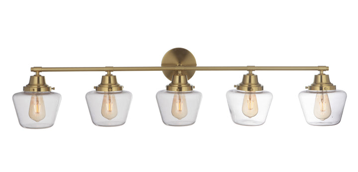 Craftmade Essex 19548SB5 Bath Vanity Light 49 in. wide - Satin Brass