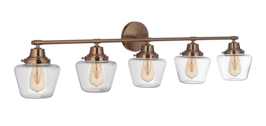 Craftmade Essex 19548SB5 Bath Vanity Light 49 in. wide - Satin Brass