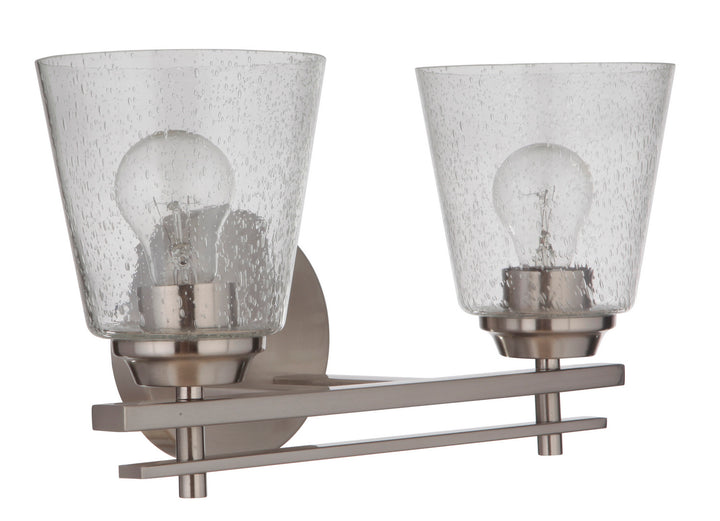 Craftmade Drake 19616BNK2 Bath Vanity Light 16 in. wide - Brushed Polished Nickel