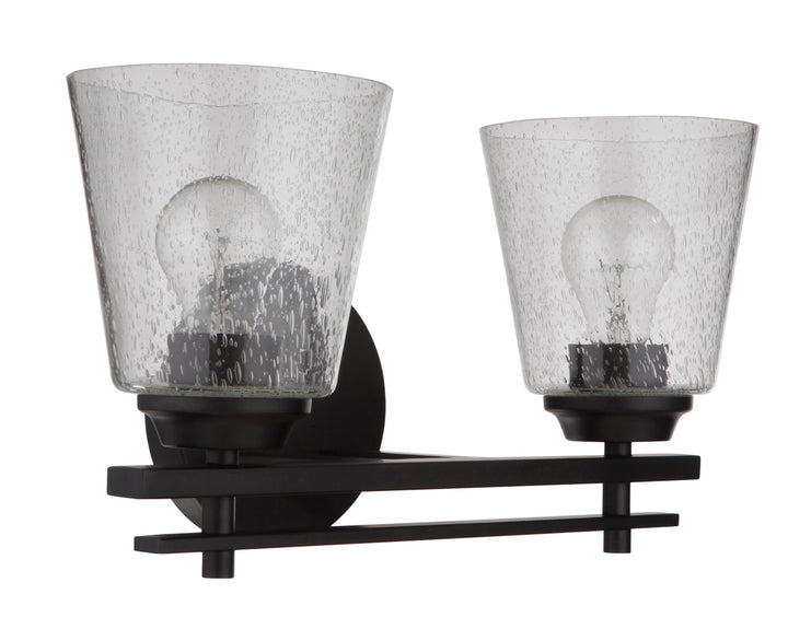 Craftmade Drake 19616FB2 Bath Vanity Light 16 in. wide - Flat Black