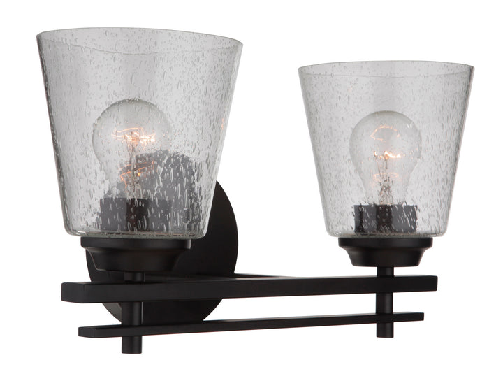 Craftmade Drake 19616FB2 Bath Vanity Light 16 in. wide - Flat Black