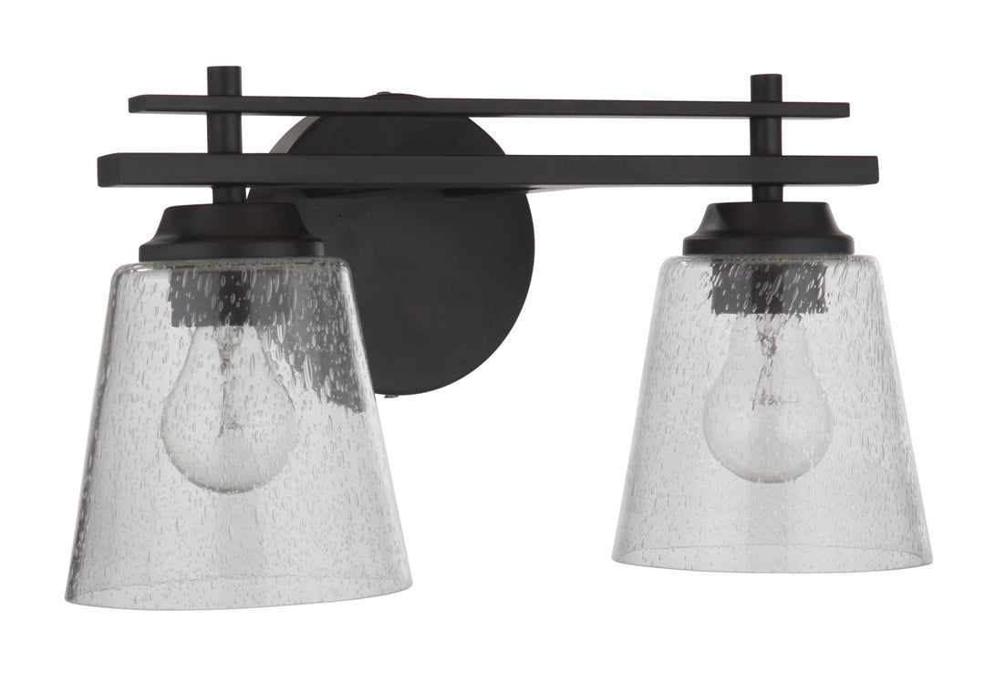 Craftmade Drake 19616FB2 Bath Vanity Light 16 in. wide - Flat Black