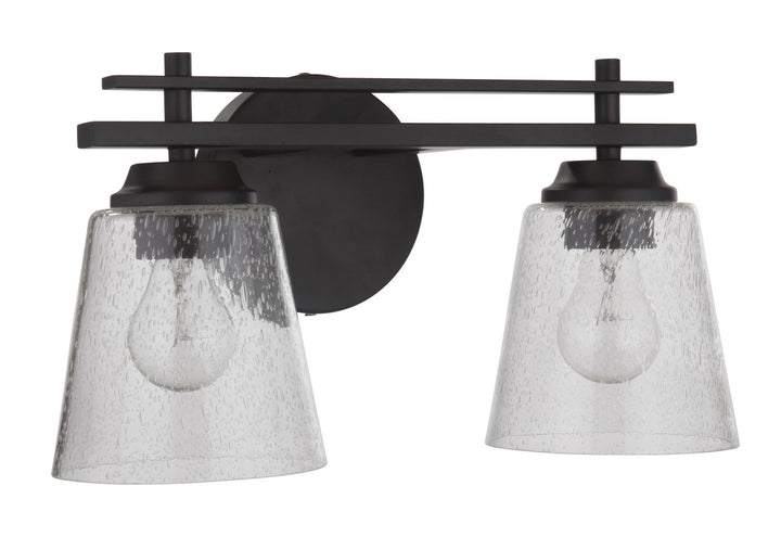 Craftmade Drake 19616FB2 Bath Vanity Light 16 in. wide - Flat Black