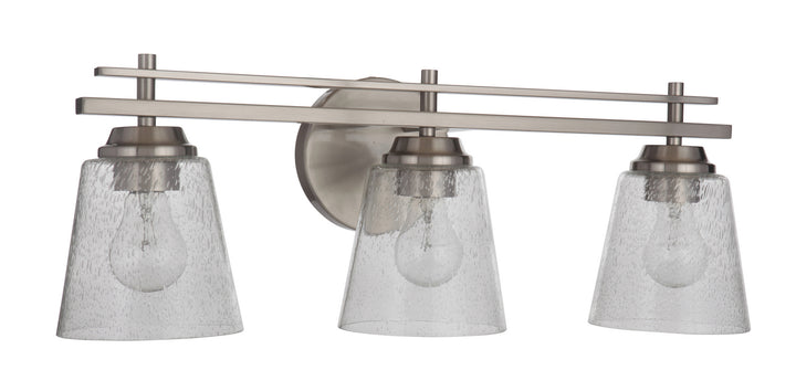 Craftmade Drake 19624BNK3 Bath Vanity Light 24 in. wide - Brushed Polished Nickel