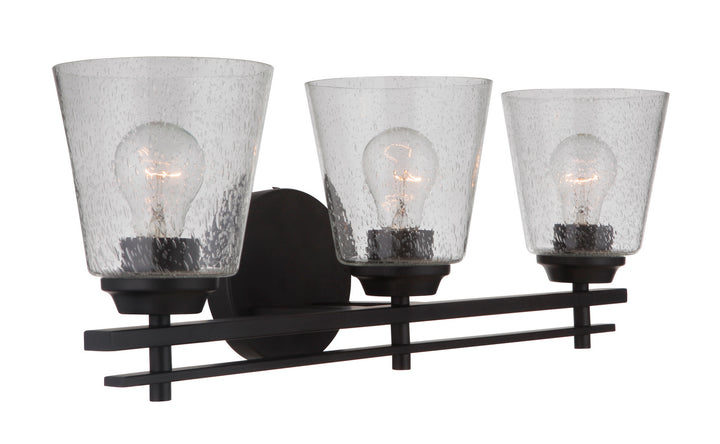 Craftmade Drake 19624FB3 Bath Vanity Light 24 in. wide - Flat Black