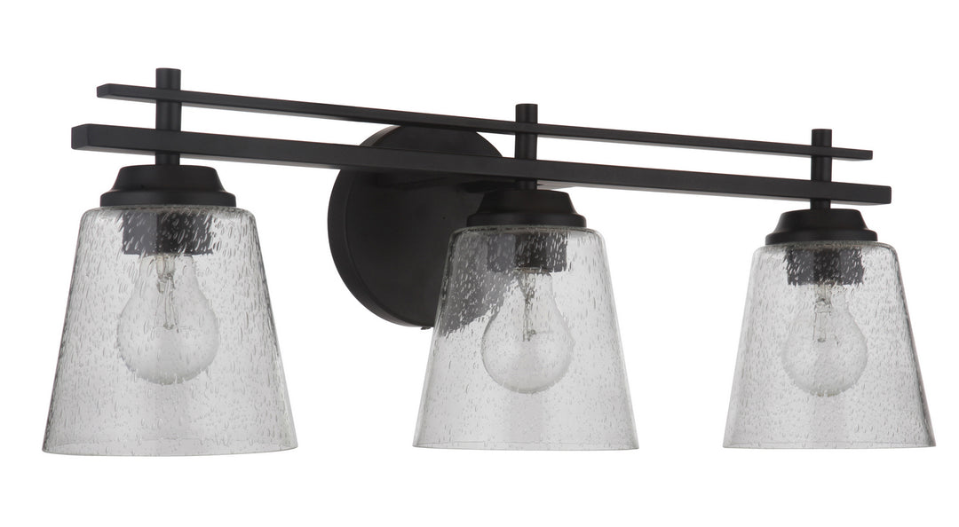 Craftmade Drake 19624FB3 Bath Vanity Light 24 in. wide - Flat Black