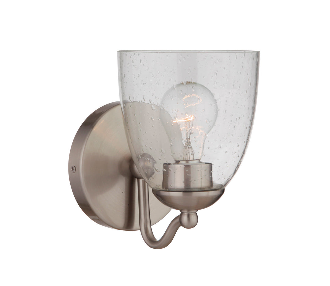 Craftmade Hillridge 19906BNK1 Wall Sconce Light - Brushed Polished Nickel