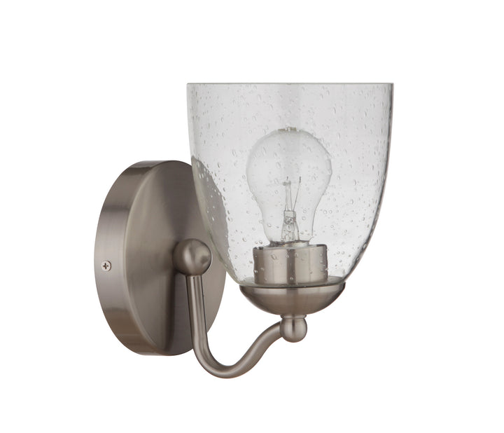 Craftmade Hillridge 19906BNK1 Wall Sconce Light - Brushed Polished Nickel