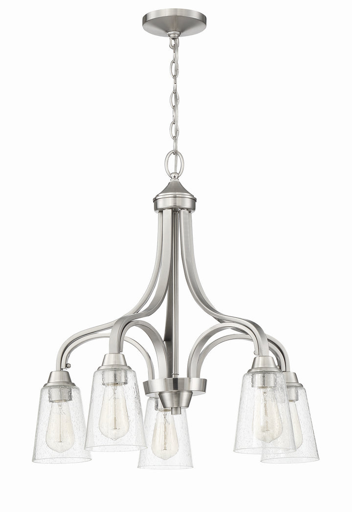 Craftmade Grace 41915-BNK-CS Chandelier Light - Brushed Polished Nickel