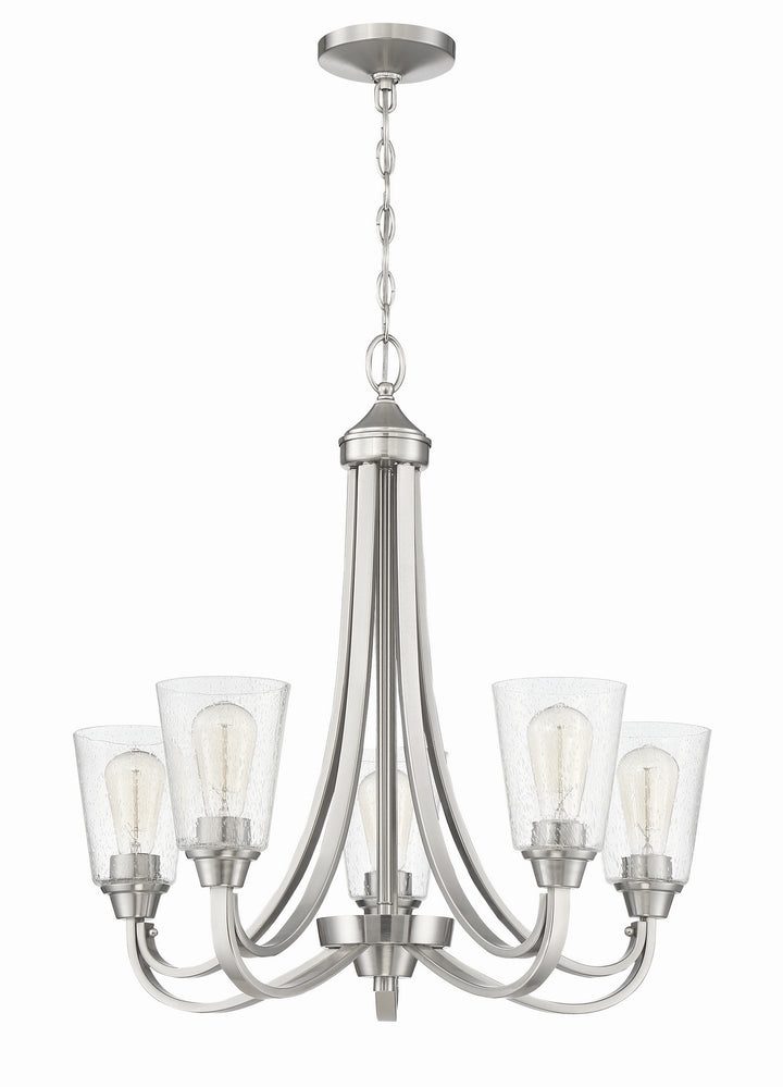 Craftmade Grace 41925-BNK-CS Chandelier Light - Brushed Polished Nickel