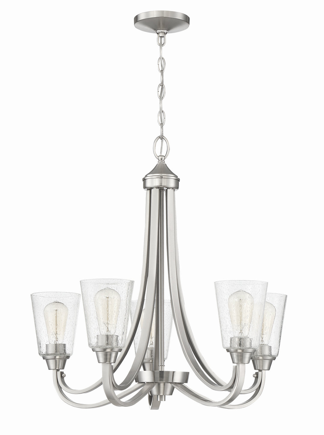 Craftmade Grace 41925-BNK-CS Chandelier Light - Brushed Polished Nickel