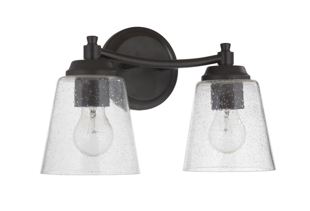 Craftmade Tyler 50202-FB Bath Vanity Light 14 in. wide - Flat Black