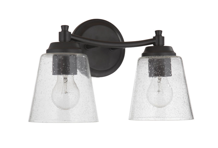 Craftmade Tyler 50202-FB Bath Vanity Light 14 in. wide - Flat Black