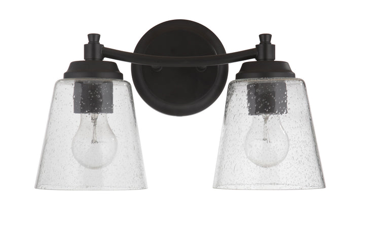 Craftmade Tyler 50202-FB Bath Vanity Light 14 in. wide - Flat Black