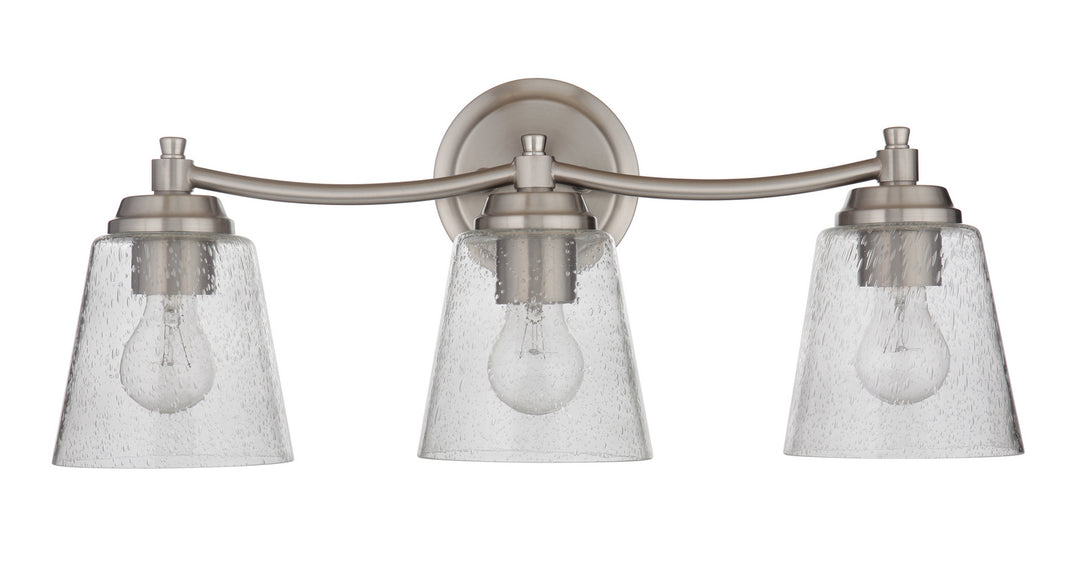 Craftmade Tyler 50203-BNK Bath Vanity Light 23 in. wide - Brushed Polished Nickel