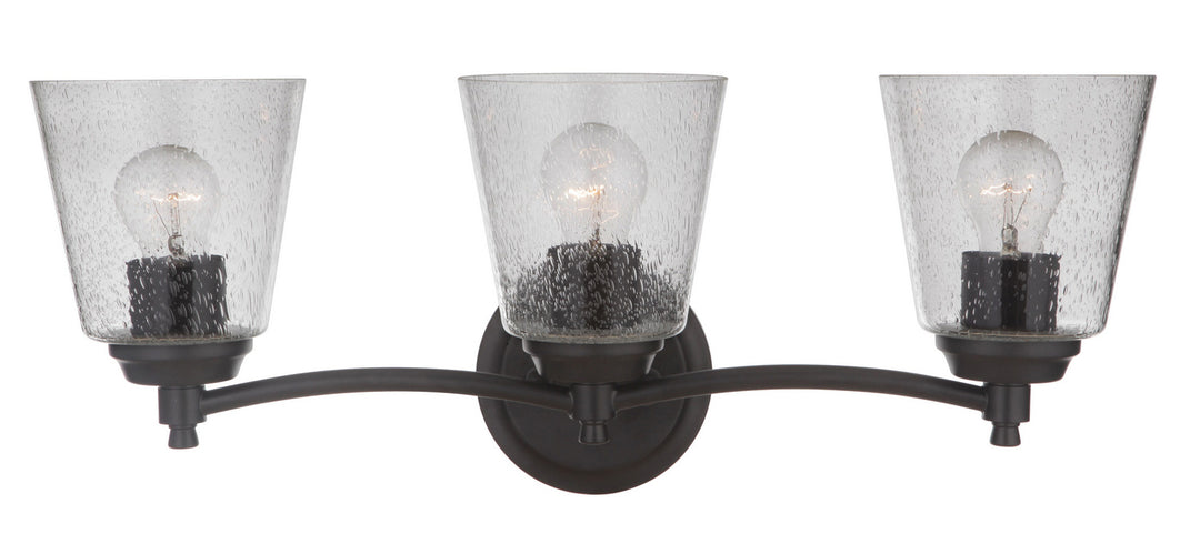 Craftmade Tyler 50203-FB Bath Vanity Light 23 in. wide - Flat Black