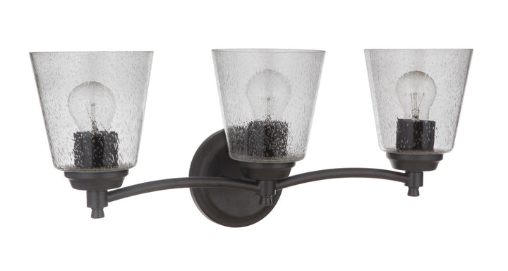 Craftmade Tyler 50203-FB Bath Vanity Light 23 in. wide - Flat Black