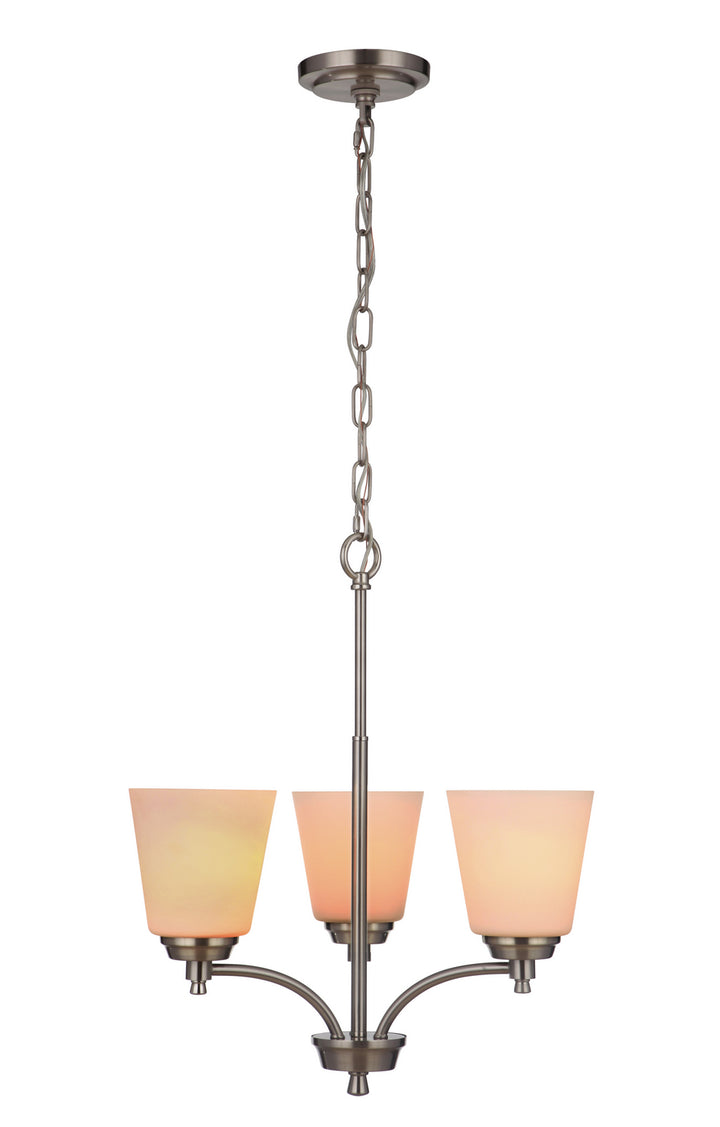 Craftmade Tyler 50223-BNK-WG Chandelier Light - Brushed Polished Nickel