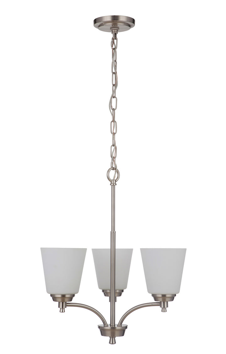Craftmade Tyler 50223-BNK-WG Chandelier Light - Brushed Polished Nickel
