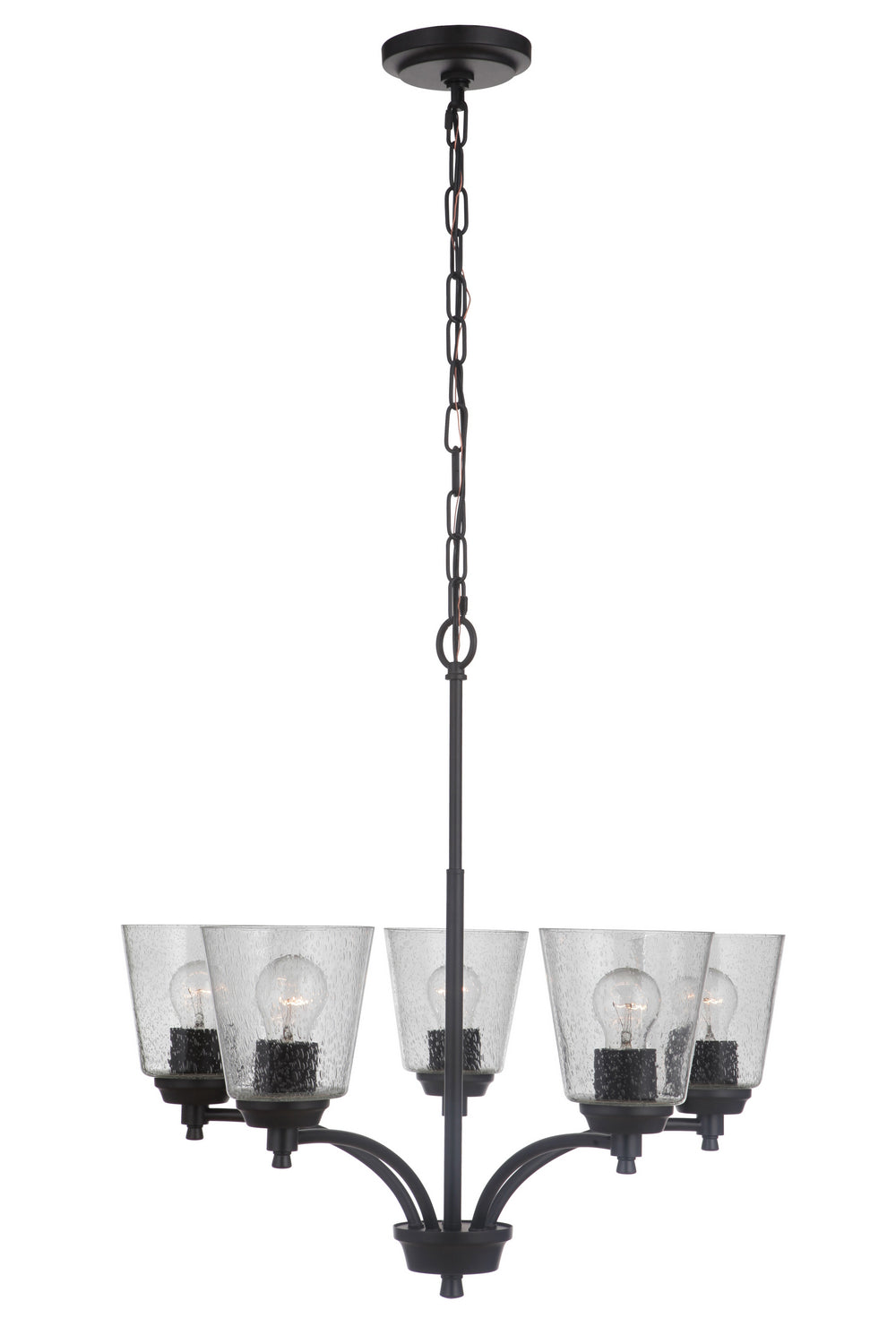 Craftmade Tyler 50225-FB Chandelier Light - Flat Black