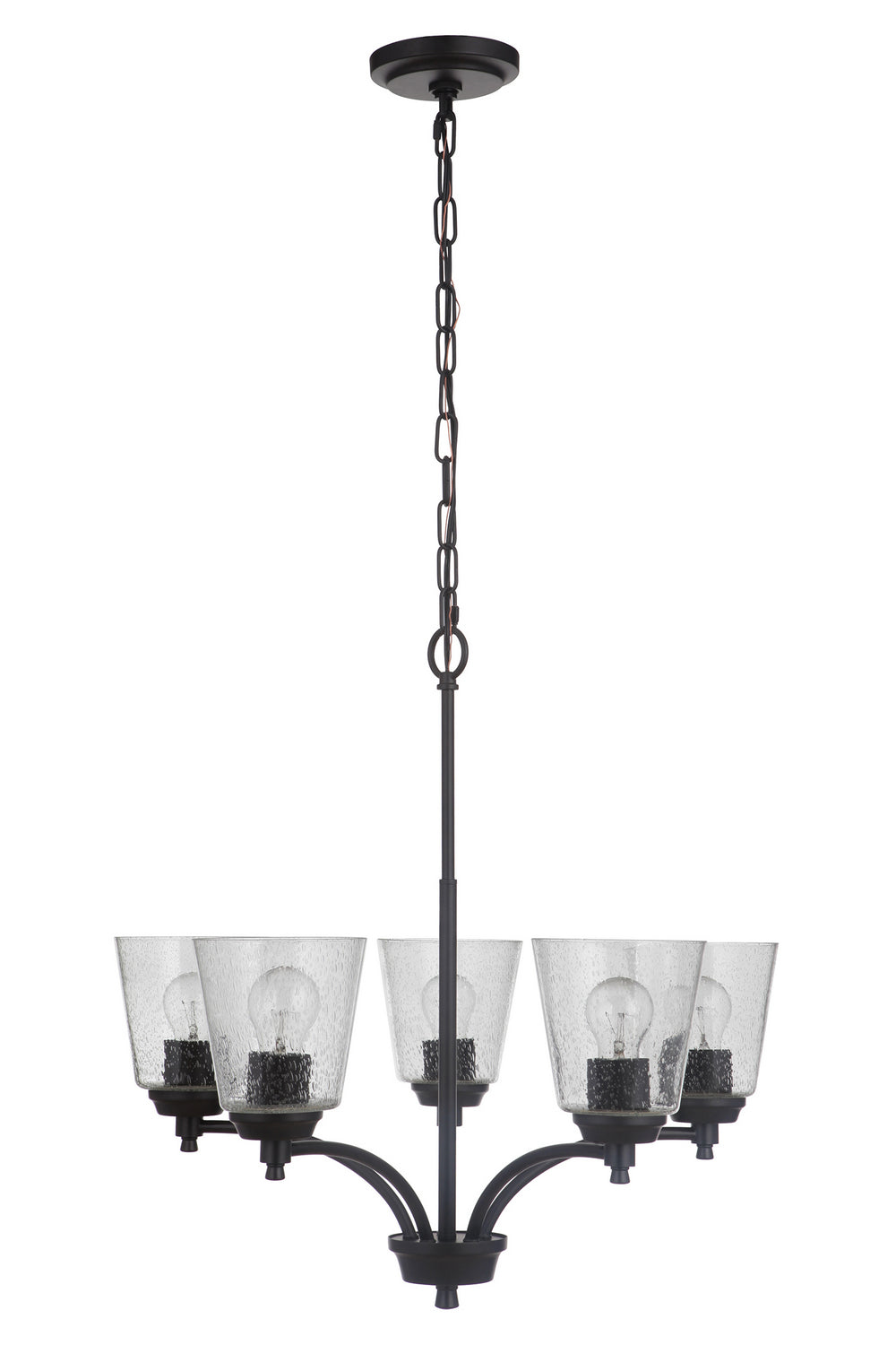 Craftmade Tyler 50225-FB Chandelier Light - Flat Black