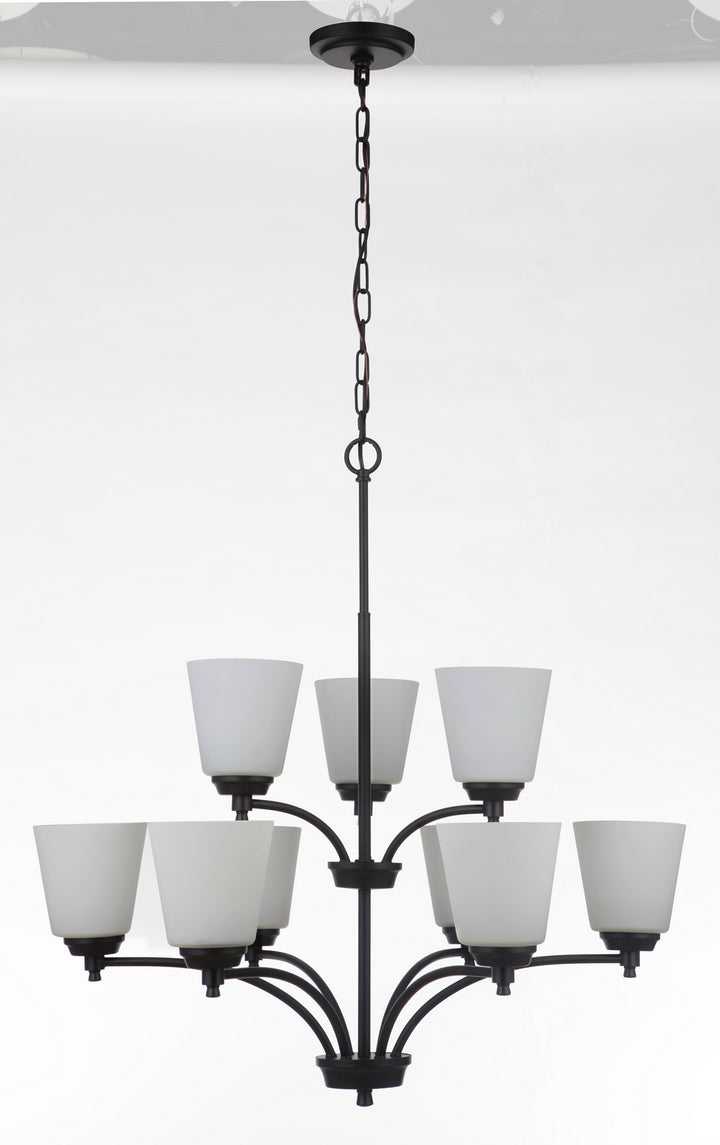 Craftmade Tyler 50229-FB-WG Chandelier Light - Flat Black