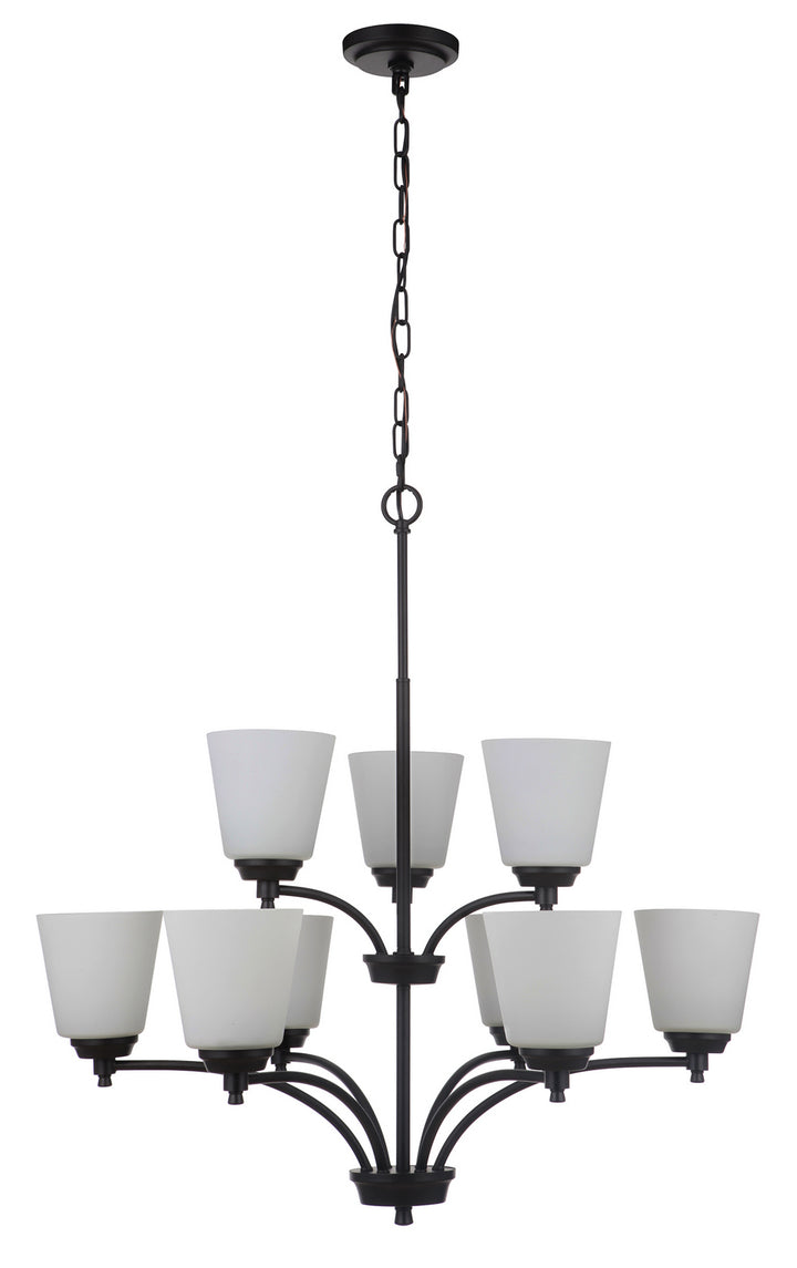 Craftmade Tyler 50229-FB-WG Chandelier Light - Flat Black