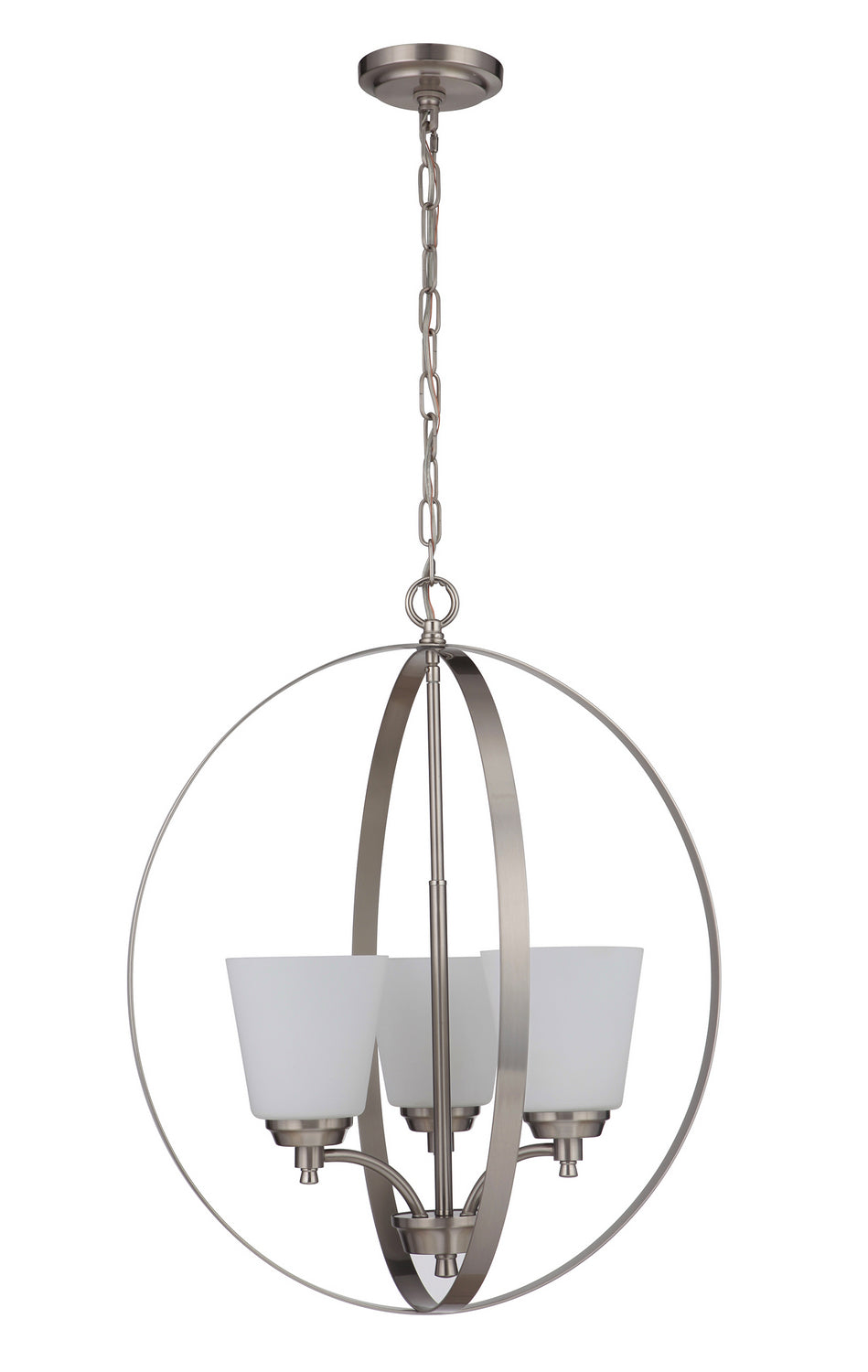 Craftmade Tyler 50233-BNK-WG Chandelier Light - Brushed Polished Nickel