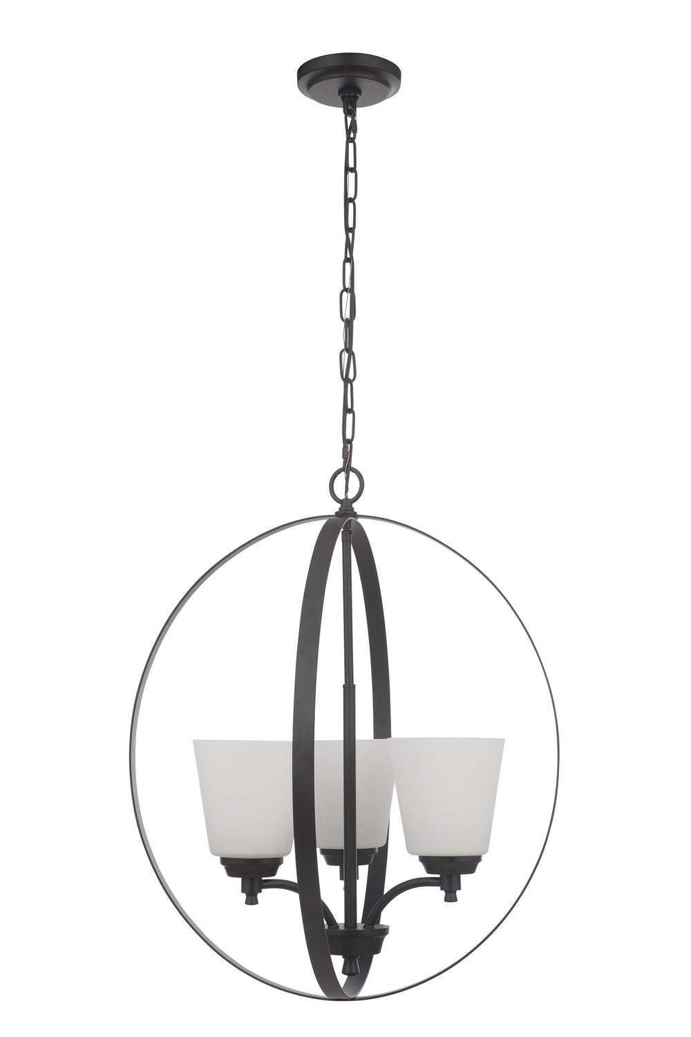 Craftmade Tyler 50233-FB-WG Chandelier Light - Flat Black