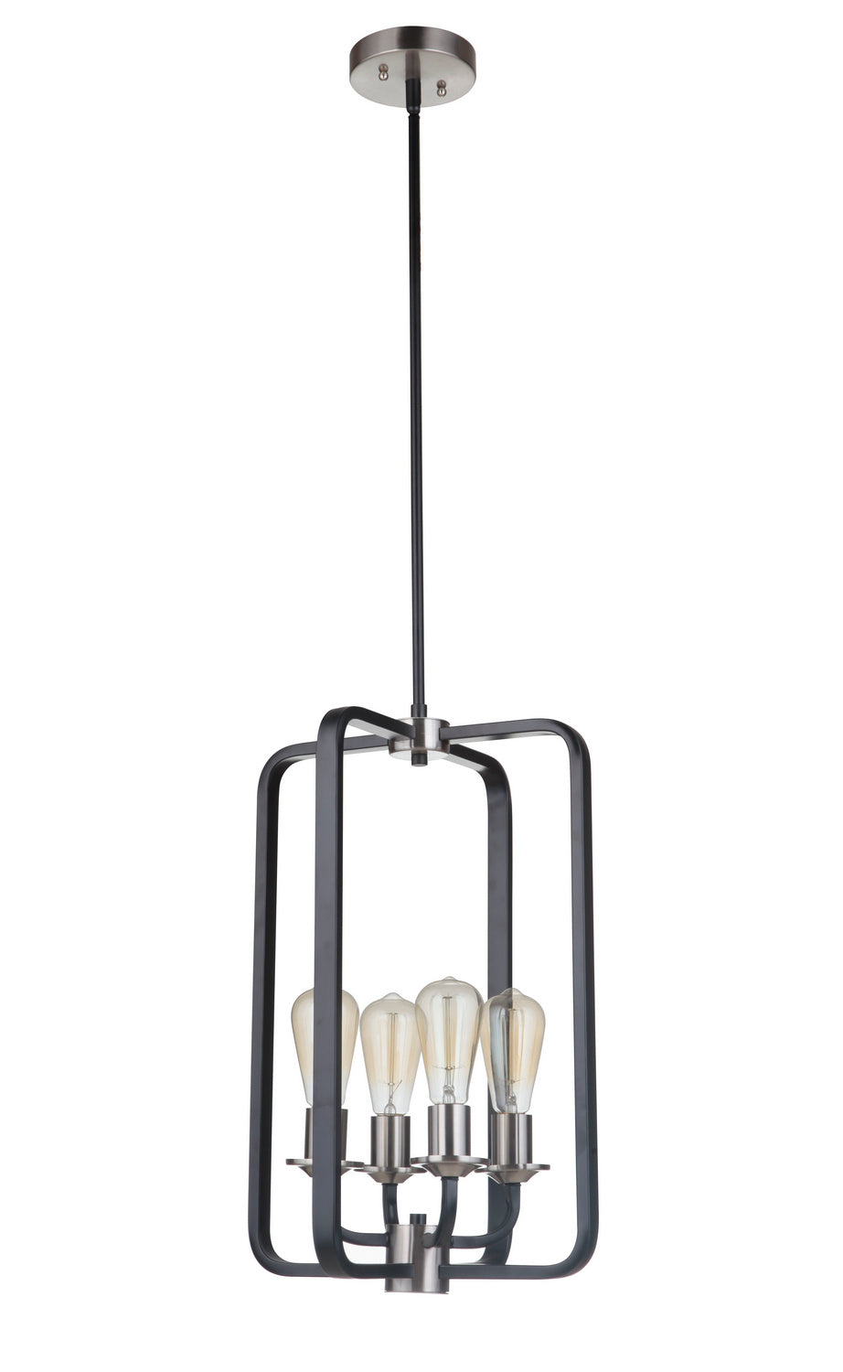 Craftmade Randolph 50334-FBBNK Pendant Light - Flat Black/Brushed Polished Nickel