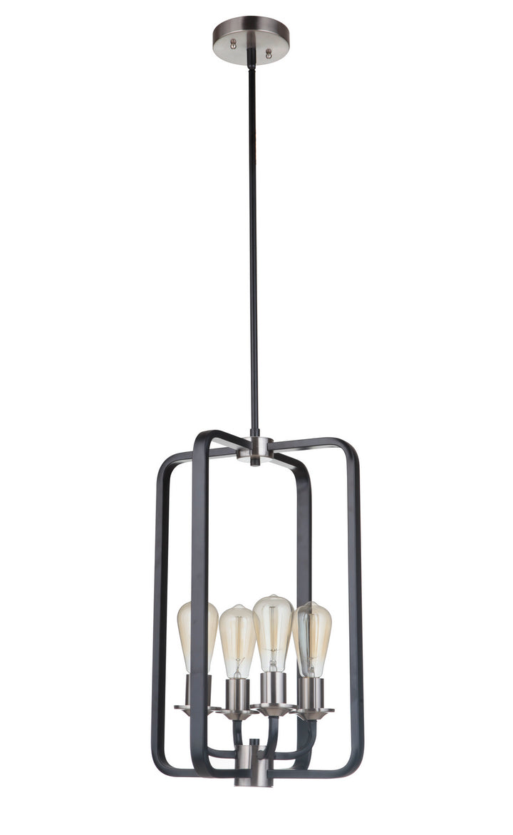 Craftmade Randolph 50334-FBBNK Pendant Light - Flat Black/Brushed Polished Nickel