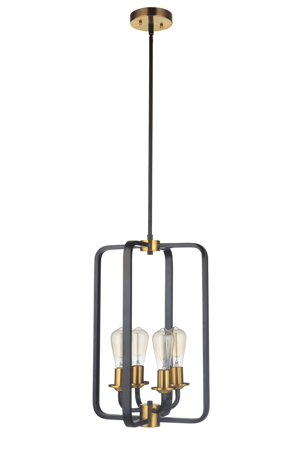 Craftmade Randolph 50334-FBSB Pendant Light - Flat Black/Satin Brass