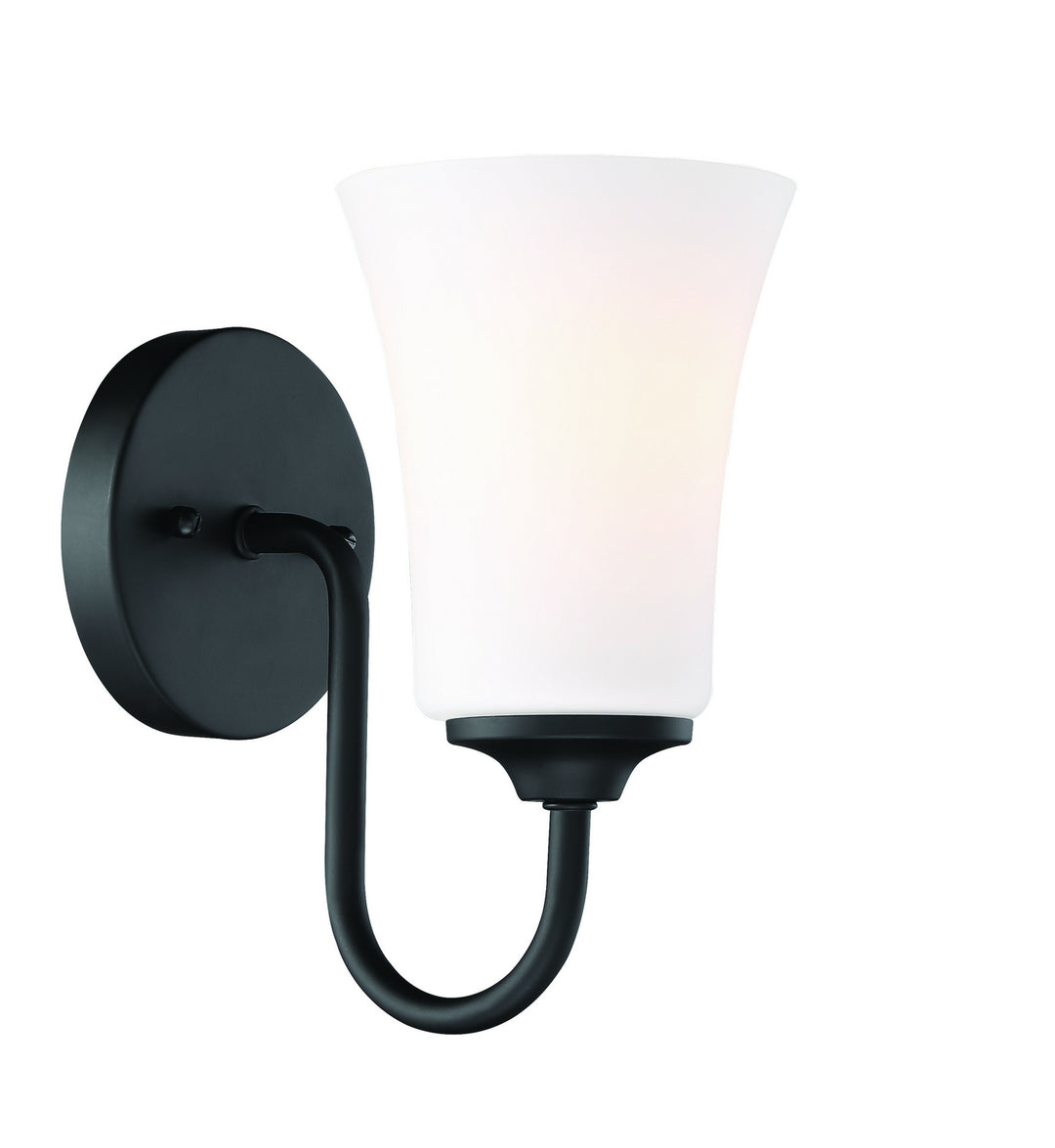 Craftmade Gwyneth 50401-FB-WG Wall Sconce Light - Flat Black