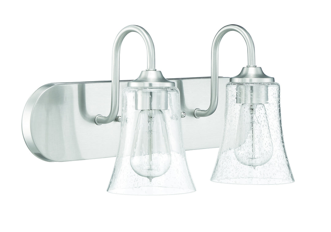 Craftmade Gwyneth 50402-BNK Bath Vanity Light 18 in. wide - Brushed Polished Nickel