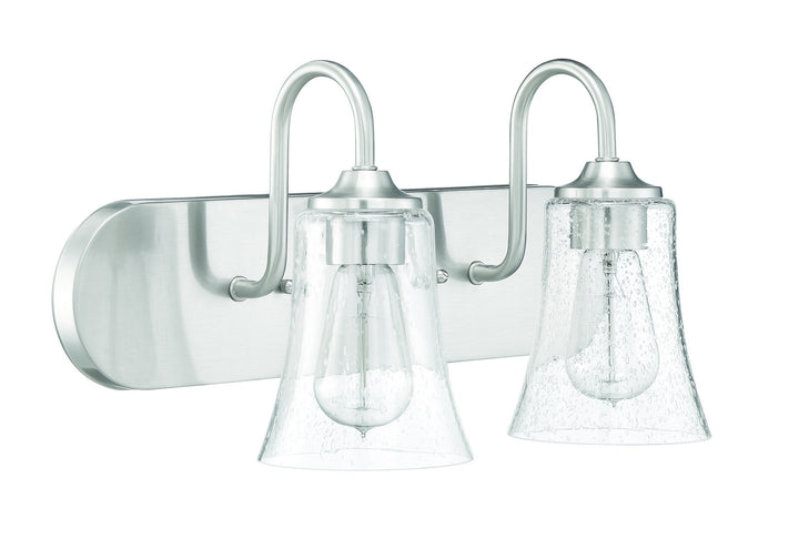 Craftmade Gwyneth 50402-BNK Bath Vanity Light 18 in. wide - Brushed Polished Nickel