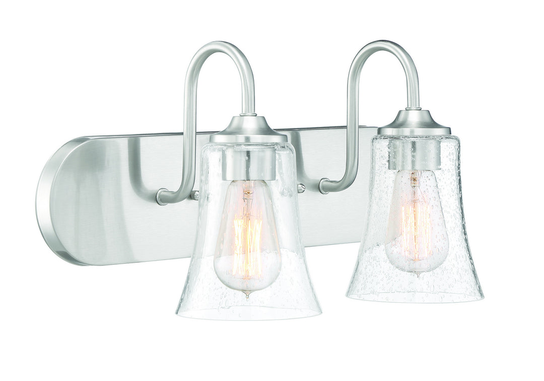 Craftmade Gwyneth 50402-BNK Bath Vanity Light 18 in. wide - Brushed Polished Nickel
