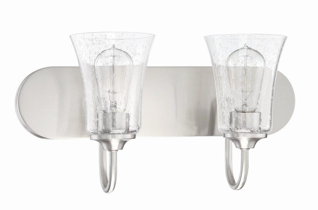 Craftmade Gwyneth 50402-BNK Bath Vanity Light 18 in. wide - Brushed Polished Nickel