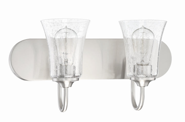 Craftmade Gwyneth 50402-BNK Bath Vanity Light 18 in. wide - Brushed Polished Nickel