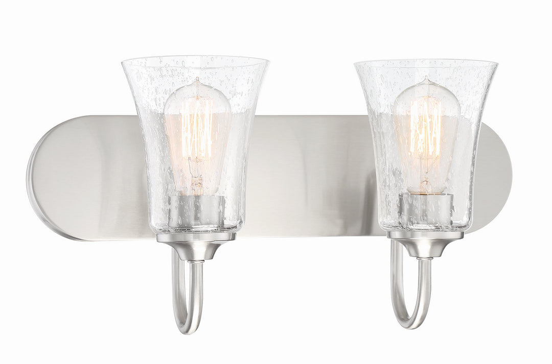 Craftmade Gwyneth 50402-BNK Bath Vanity Light 18 in. wide - Brushed Polished Nickel