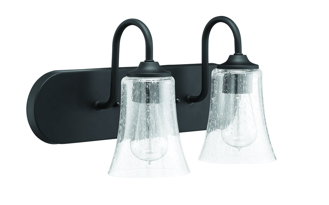 Craftmade Gwyneth 50402-FB Bath Vanity Light 18 in. wide - Flat Black