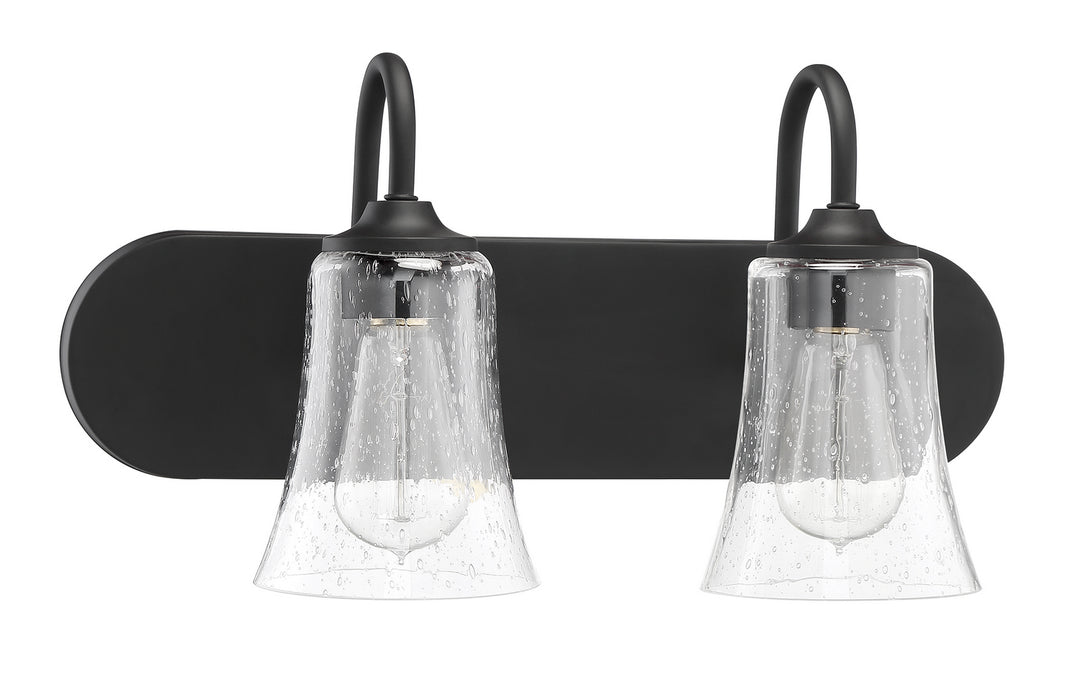 Craftmade Gwyneth 50402-FB Bath Vanity Light 18 in. wide - Flat Black