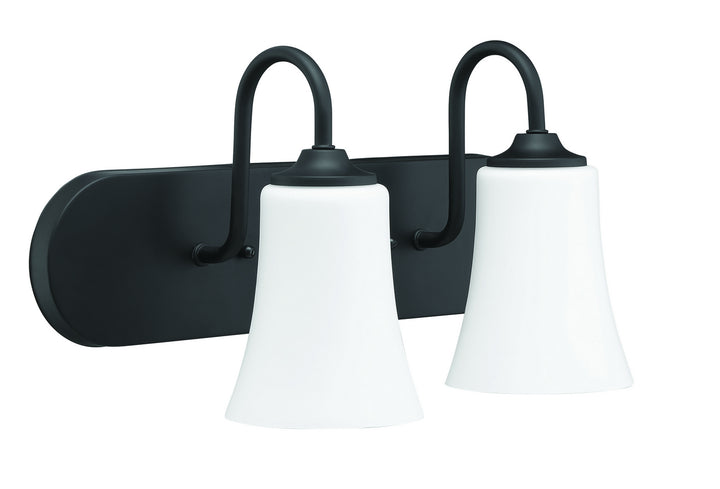 Craftmade Gwyneth 50402-FB-WG Bath Vanity Light 18 in. wide - Flat Black